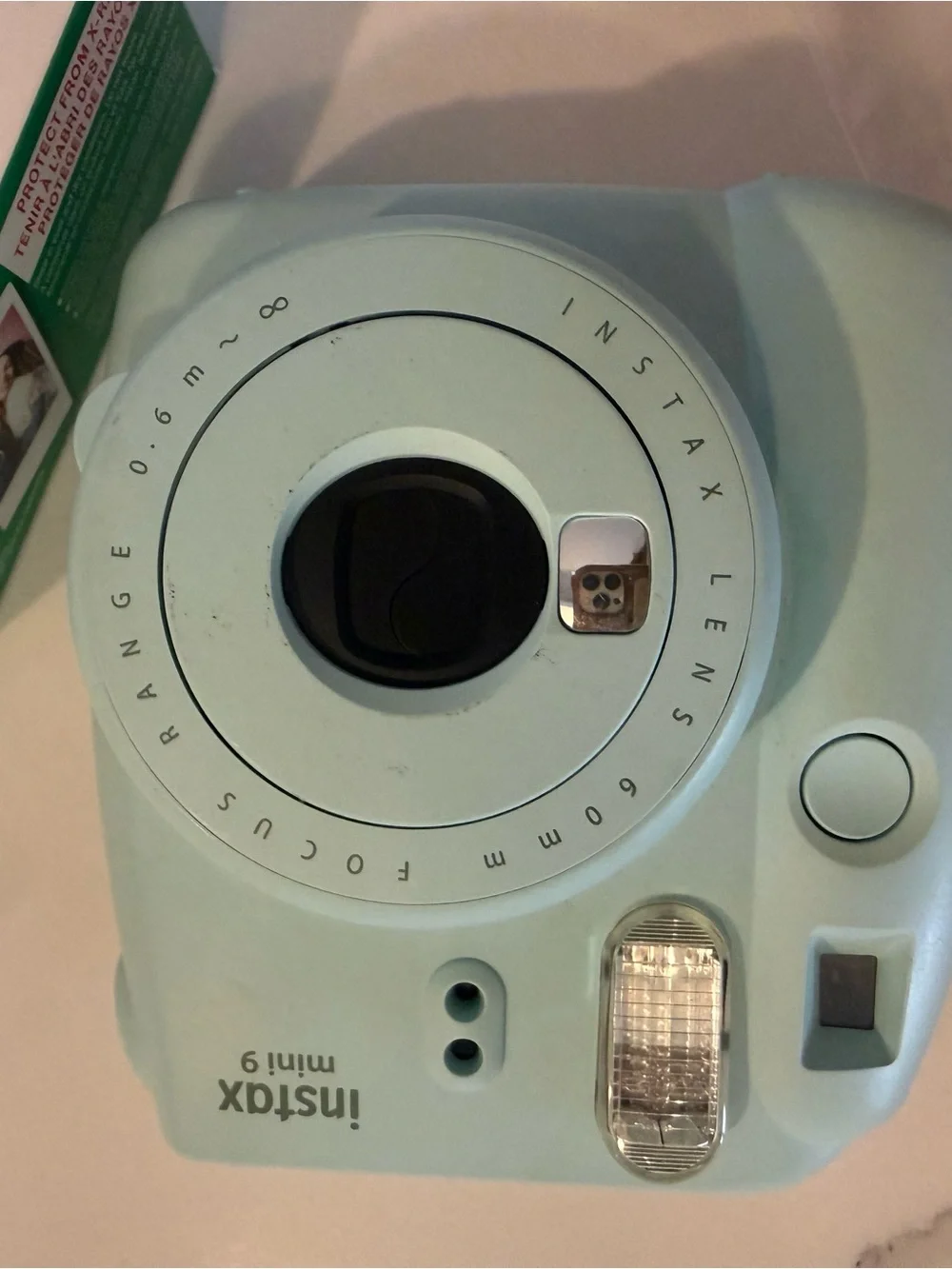 Fujifilm Instax Mini 9 Instant Camera - Light Blue/Mint
